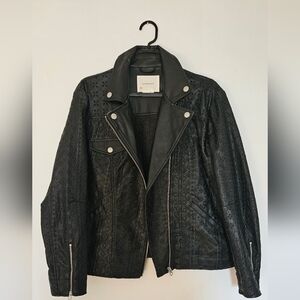 Anthropologie Leather Jacket NEW